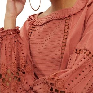 Topshop Balloon Sleeve blouse